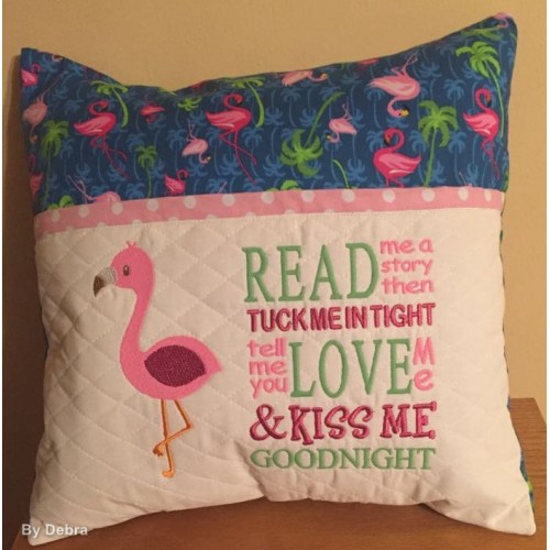 Flamingo with read me a story