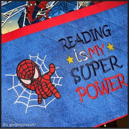 Spiderman Reading is My Superpower Reading Pillow