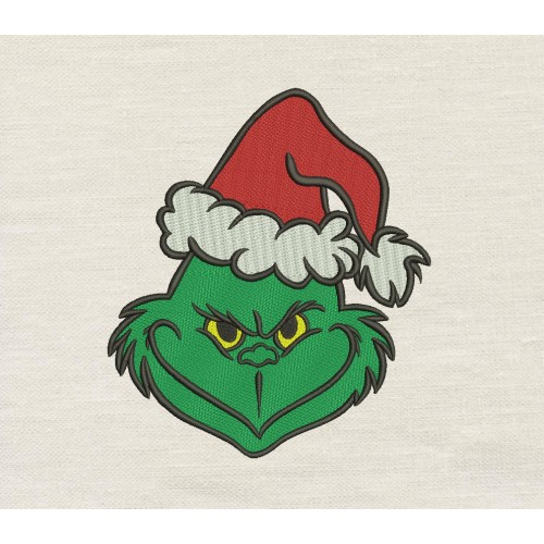 Grinch christmas Embroidery design
