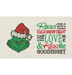 Grinch christmas with read me a story designs
