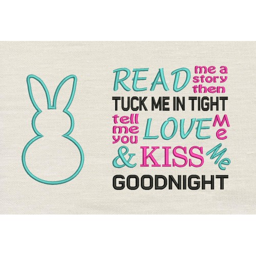 Bunny read me a story Reading Pillow