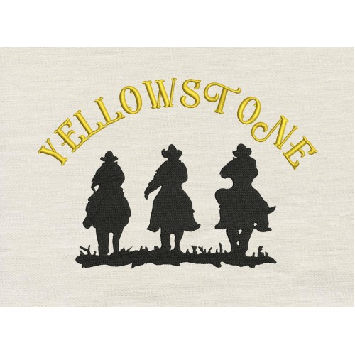 Yellowstone embroidery design