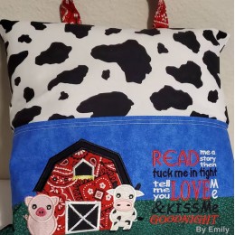 Barn Animals with read me story Reading Pillow