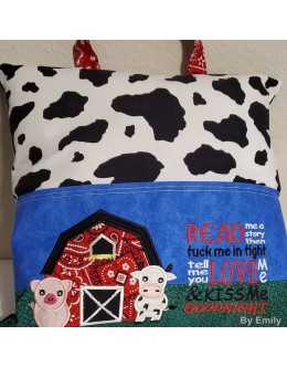 Barn Animals with read me story Reading Pillow