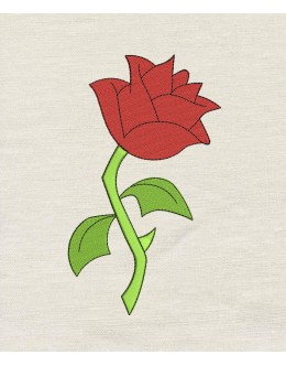 Rose embroidery design