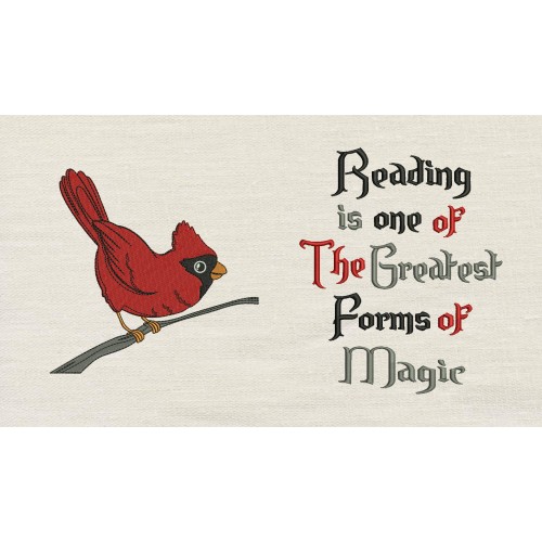 Cardinal Reading is one Reading Pillow Cardinal Reading is one Reading Pillow