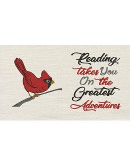 Cardinal reading takes you Reading Pillow