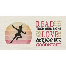 Peter Pan with read me a story Reading Pillow