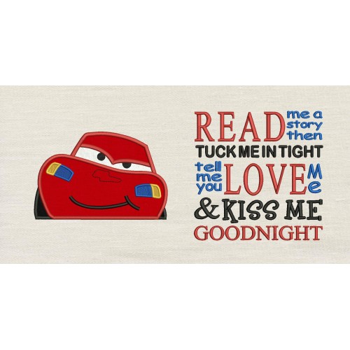 McQueen read me a story reading pillow McQueen read me a story reading pillow
