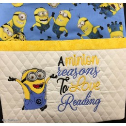 Minion Jerry With A Minion reasons reading pillow