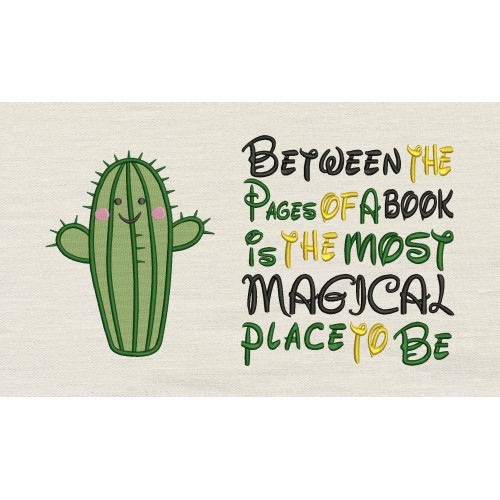 Cactus Between the Pages reading pillow Cactus Between the Pages reading pillow