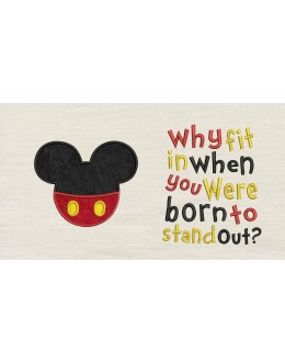Disney Mickey Mouse with Why fit