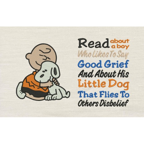 Charlie Brown Snoopy Read About A Boy reading pillow Charlie Brown Snoopy Read About A Boy reading pillow