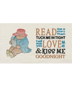Read Bear with Read me a story Reading Pillow