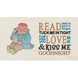 Read Bear with Read me a story Reading Pillow