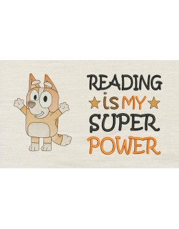 Bingo with Reading is My Superpower Reading Pillow