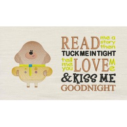 Hey Duggee with Read me a story Reading Pillow