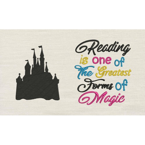 Castle with Reading is one reading pillow