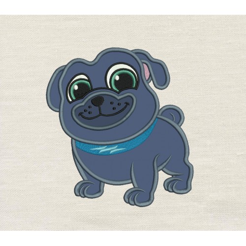 Puppy applique Embroidery Design