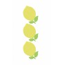 Lemon Trio Sketch Fill embroidery design