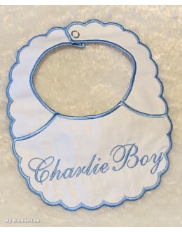 Baby bibs 5X7 In The Hoop 3 Parts Embroidery Design 