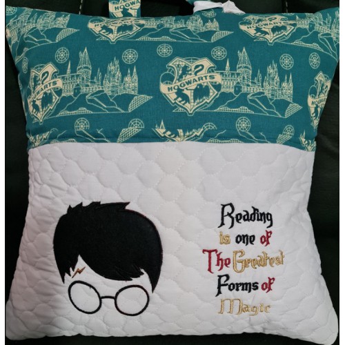 Harry Potter Face with Reading is one Reading Pillow