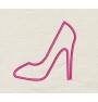 High Heel Shoe embroidery design