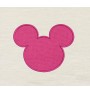Minnie mouse face Applique embroidery design