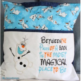 Olaf with Between the Pages Reading Pillow