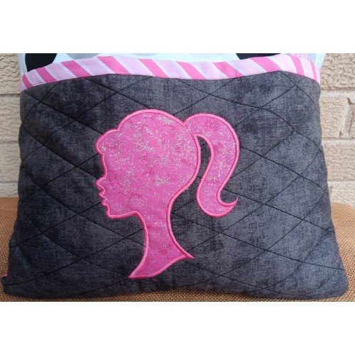 Barbie applique Embroidery Design