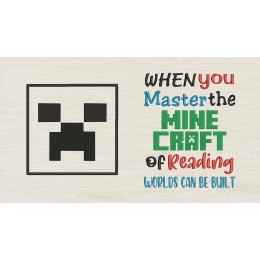 When You Master with Minecraft Reading Pillow When You Master with Minecraft Reading Pillow