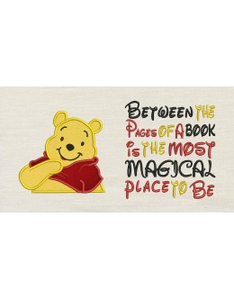 Winnie the Pooh with Between the Pages Reading Pillow