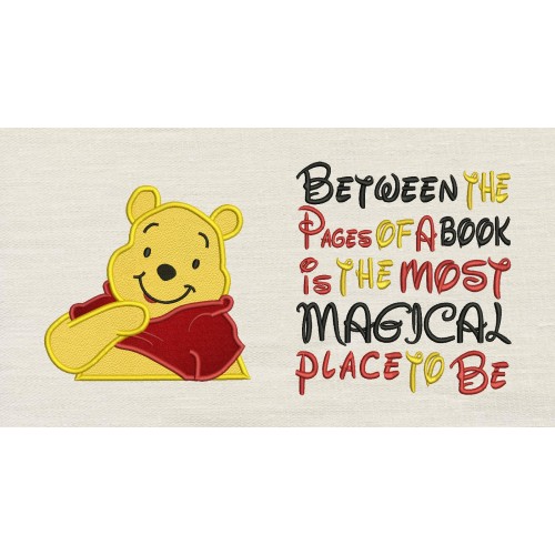 Winnie the Pooh with Between the Pages Reading Pillow