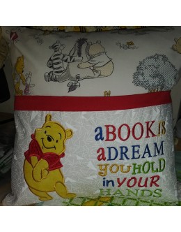 Pooh With A Book Is A Dream Reading Pillow