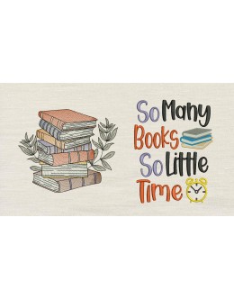 Books flor with So Many Books Reading Pillow