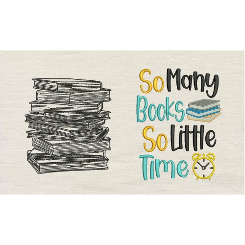 Books with So Many Books reading pillow