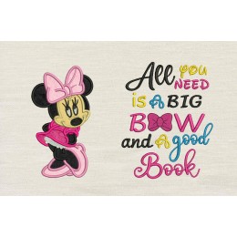 Minnie mouse All you need Reading Pillow
