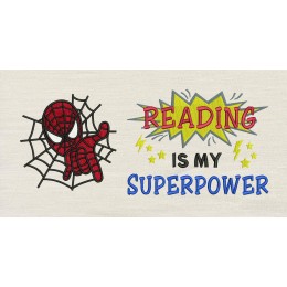 Spiderman Reading is My Superpower Reading Pillow
