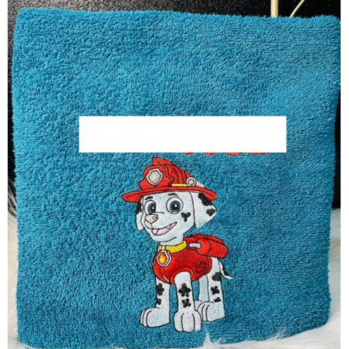 Marshal dog embroidery design