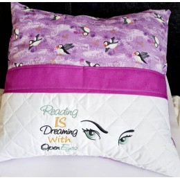 Eyes With Reading Is Dreaming Reading Pillow