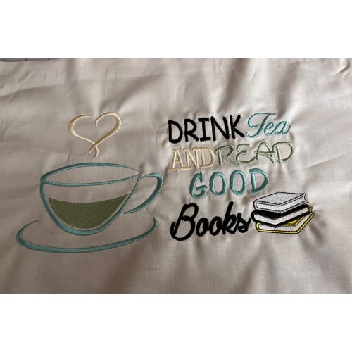 Tea Cup With drink tea reading pillow