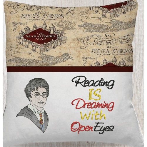 Harry potter with Reading is dreaming Reading Pillow