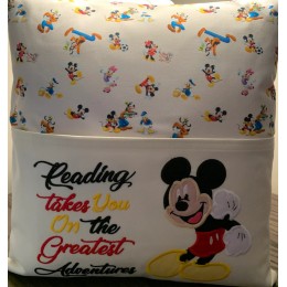Mickey Mouse with Reading takes you Reading Pillow