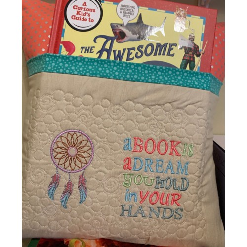 Dream Catcher A Book Is A Dream Reading Pillow