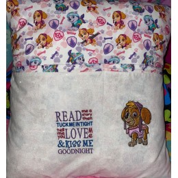 Skye paw patrol with read me a story Reading Pillow