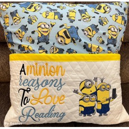Minions Sylvie With A Minion Reasons Reading Pillow