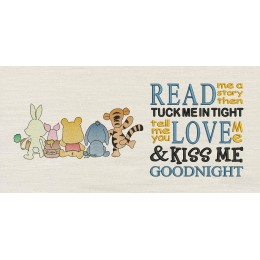 Animal friends with Read me a story Reading Pillow