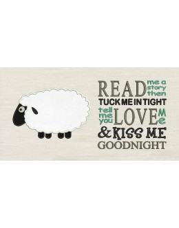 Sheep with Read me a story Reading Pillow