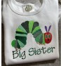 Hungry Caterpiller embroidery design