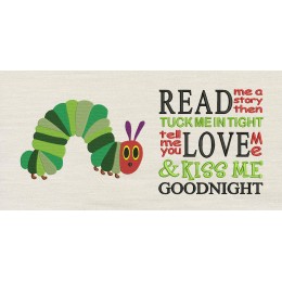 Hungry Caterpiller with Read me a story Reading Pillow